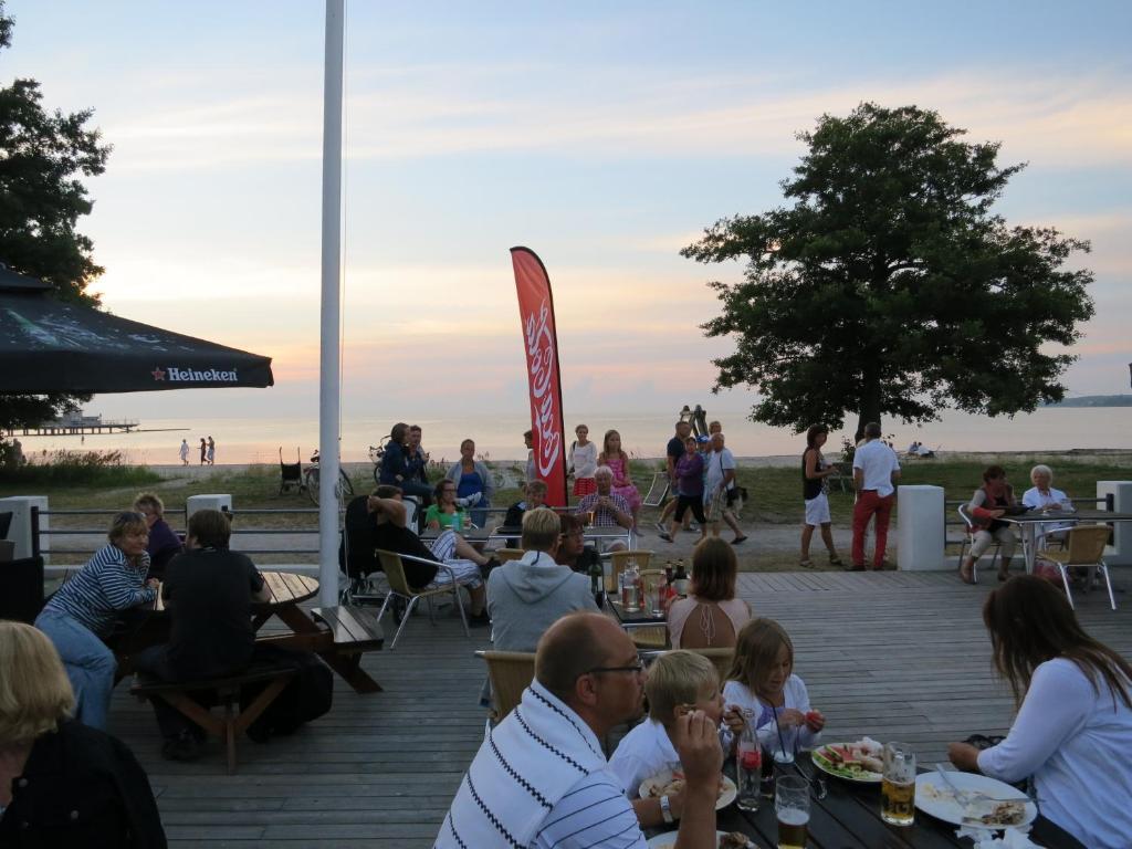 Strandbaden Koepingsvik Esterno foto